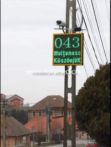 Señales de Radar de Límite de Velocidad con Energía Solar IP54 y Cámara de Velocidad, la Pantalla Muestra la Matrícula, la Velocidad del Vehículo y la Sube a la Plataforma - Product Image 5