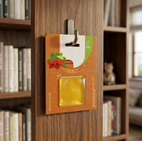 Quadratische Papier-Gel-Duftmaske Natürliche Verdunstung 6x6 Tragbar für Auto & Zuhause