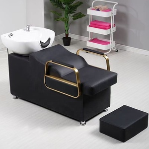Fauteuil de lavage professionnel pour salon de coiffure avec bac intégré - Product Image 1