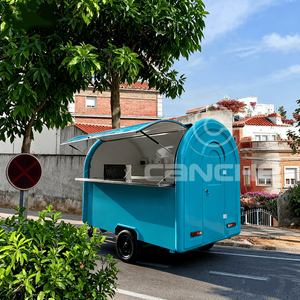 Eu Popular Cost Effective Food Trailer Galvanized Food Cart <b>Truck</b> <b>For</b> <b>Sale</b> Fryer Ice Cream - Product Image 2