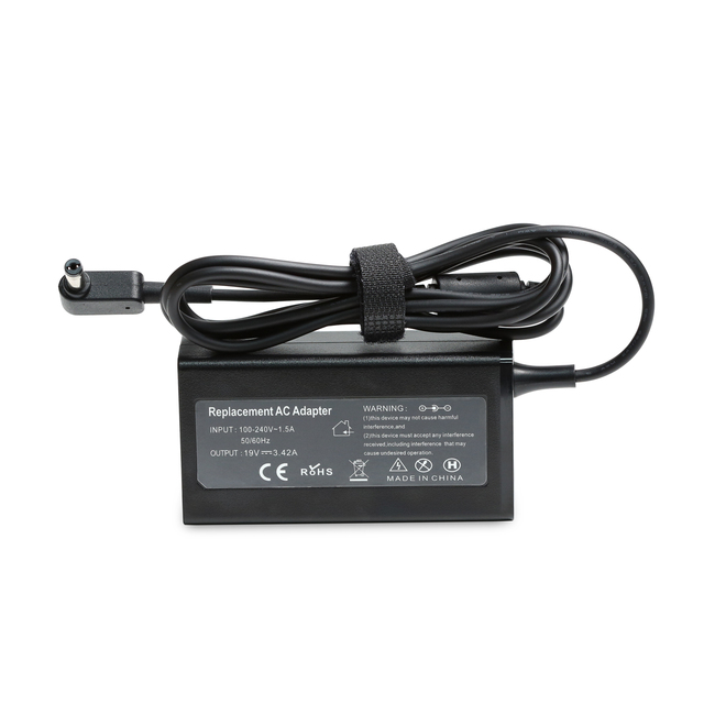 OEM Factory Wholesale 65W Laptop Ac Adapter 5.5*1.7mm Blue Pin 19V 3.42A Power Laptop Charger for Aspire 5 3 E5-575 E15 N19C3