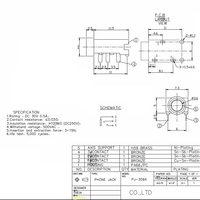 Adaptateur de prise casque en cuivre PJ-309A 3,5 mm, 3 broches, prise audio stéréo femelle