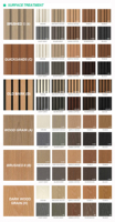 Revêtement mural en bois-plastique de haute qualité, co-extrusion, revêtement mural décoratif, installation facile, panneaux et planches muraux en WPC pour l'extérieur