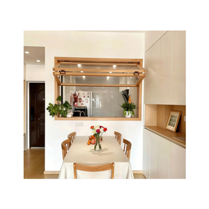Ventana <span class=keywords><strong>Plegable</strong></span> Vertical de Aluminio con Rejilla de Seguridad Integrada de Acero Inoxidable para Control de Insectos en Residencias Tropicales - Product Image 4
