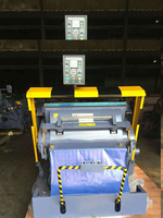 Machine de découpe à plat manuelle ML750 avec plateau à main, poinçonnage à plat, pliage manuel et pliage à plat