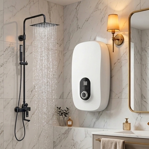 Chauffe-eau électrique instantané haute puissance 7KW 220V-240V pour cuisine, salle de bain, voiture, hôtel, usage domestique, extérieur, UE, version anglaise - Product Image 4