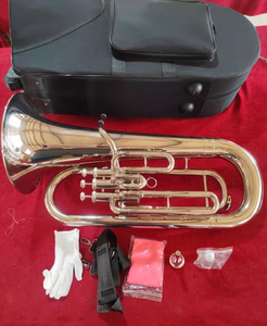 <span class=keywords><strong>Euphonium</strong></span> de marche professionnel à <span class=keywords><strong>3</strong></span> soupapes plaqué argent de haute qualité en gros Instrument à bon prix avec 4 <span class=keywords><strong>pistons</strong></span> pas cher - Product Image 4