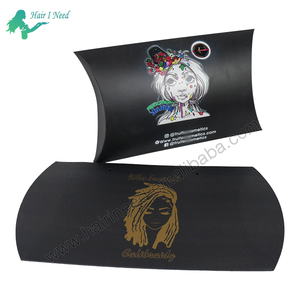 Scatola per Imballaggio Capelli, Custodia a Cuscino, Sacchetto di Carta Personalizzato con Manico per Extension - Product Image 6