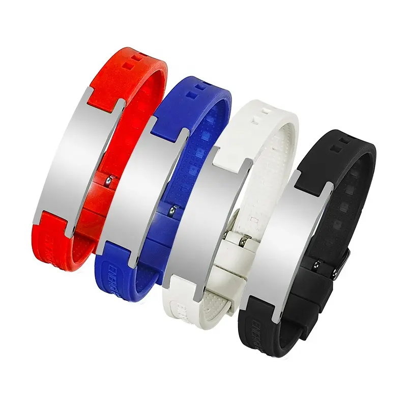Fashion Health Negative Ion Balance Power Silicon Wristband Adjustable Balance Power Wristband