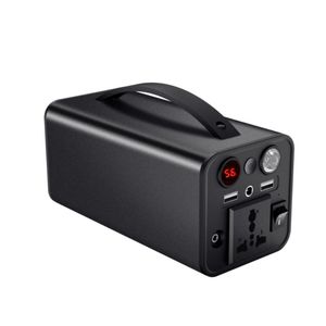Estación de Energía Portátil de 200W, Generador con Panel Solar, Batería LiFePO4, Inversor de Onda Sinusoidal Pura, Linterna, Encendedor de Cigarrillos, Uso en Automóvil - Product Image 2