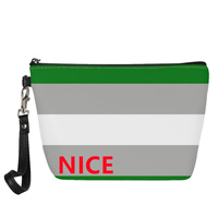 Trousse de Toilette de Voyage en Cuir PU Motif Arc-en-ciel Gay Genderqueer Personnalisée pour Longs Trajets, Rangement de Beauté pour Dortoir