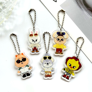 Spot Stray Kids SKZ Cartoon Plastic UV Printed Chain Bead Buckle Pendant Bag Accessories Star Official Souvenir with Peripheral - Product Image 3