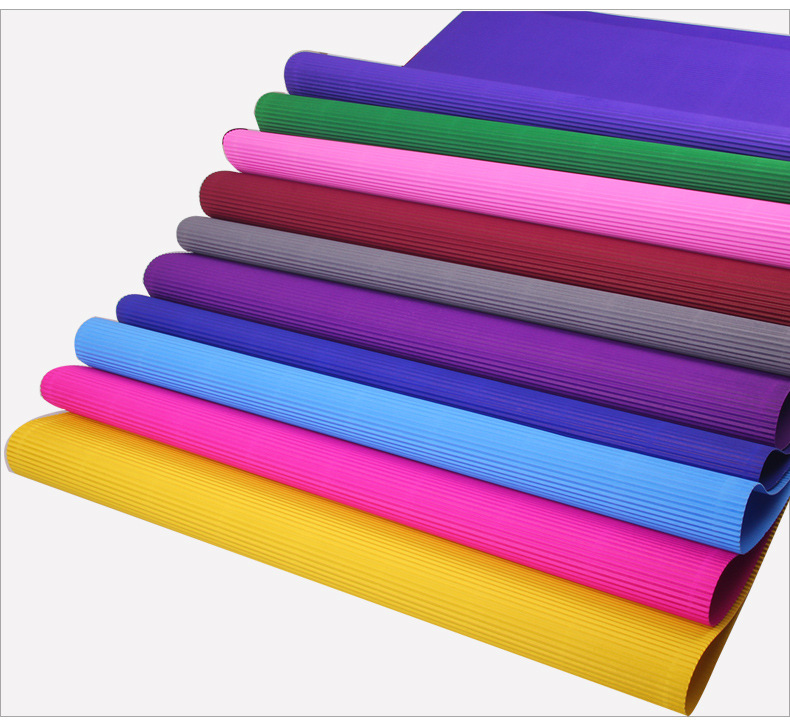 Cheap Colorful Single Side Specialty Corrugated Cardboard Paper Sheets A4 for Craft DIY Projects Gravure Printing Recycled