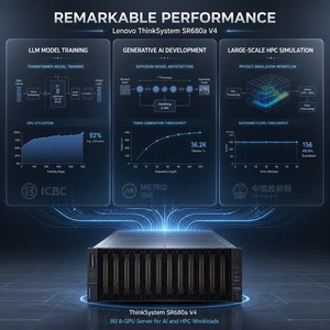 Nuevo Servidor en Rack Lenovo ThinkSystem SR680a V4 de 8U con Doble Intel Xeon 6, 8x GPU NVIDIA B300, NVLink, IA, Entrenamiento LLM, HPC - Product Image 2