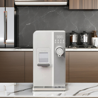 Distributeur d'eau compact 2026, installation gratuite, eau chaude et froide instantanée, pour comptoir, usage domestique, machine à glaçons, en plastique, pour hôtels