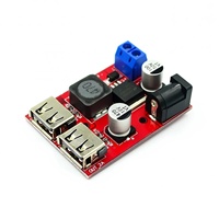 Module convertisseur abaisseur DC-DC à double sortie USB 9V 12V 24V vers 5V 3A 150KHZ pour chargeur de voiture