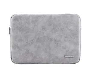 2020 hot selling office laptop sleeve bag leather laptop cover sleeve for 13/14/15 inches macbook