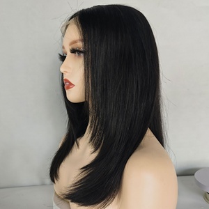 Droite 180% Lace Front Perruques avec Couche <span class=keywords><strong>Boucle</strong></span> Intérieure 100% Vierge Perruques de <span class=keywords><strong>Cheveux</strong></span> Humains pour les Femmes <span class=keywords><strong>Cheveux</strong></span> Brésiliens 2022 Vente Chaude Mignon - Product Image 3