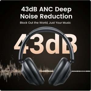 UGREEN HiTune Max5 Auriculares Híbridos con Cancelación Activa de Ruido Auriculares Inalámbricos SOBRE LA Oreja 90H Tiempo de Reproducción Audio Hi-Res LDAC - Product Image 3