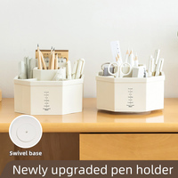 Organisateur de bureau en plastique, porte-stylos, rangement de bijoux, organisateur de papeterie multifonctionnel avec classification