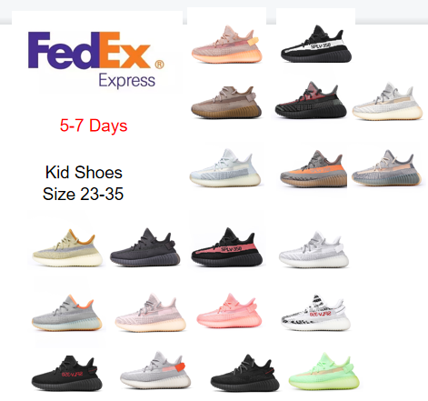 Hot Selling High Quality Fashion Children Kid 350 V2 Shoes Casual Sports Sneakers For Kids Size 23-35