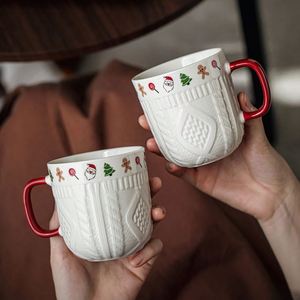 Tasses à café personnalisées pour couple en céramique et acier inoxydable, gaufrées en 3D, pour lui et pour elle, pour la Saint-Valentin, 400 ml, cadeau écologique - Product Image 3