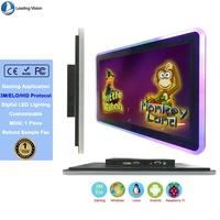 Nuevo Monitor Táctil LED Acrílico para Juegos de 21.5/23.8/27/32 Pulgadas, Capacitivo, Multitáctil de 10 Puntos, 1920x1080, 16:9, Brillo de 350cd/m