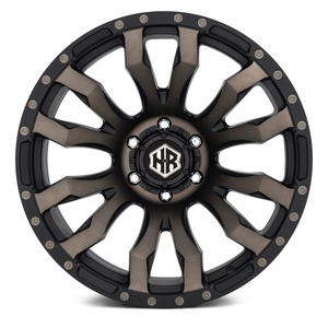 Jantes en alliage d'aluminium forgé HR SUV 4x4 tout-terrain, neuves, design concave argenté 20 mm ET avec PCD 6x139.7 6x165.1 5x114.30 - Product Image 3