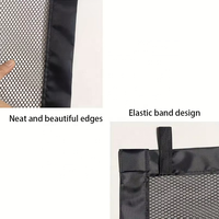 Barrière de sécurité pour portes et escaliers domestiques, sans perçage, en maille, pour animaux de compagnie, barrière magique pour chiens et chats