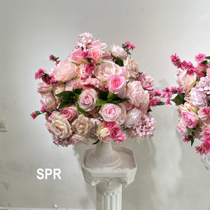 SPR 50CM דקורטיבי שולחן רץ זר סידור מרכזי חתונה קישוט כדור פרחים מלאכותיים סידורי - Product Image 6