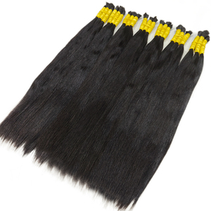 มัดผมถักสำหรับเด็กผมบริสุทธิ์แบบยังไม่ผ่านกระบวนการผมมนุษย์มีเกล็ดเต็ม - Product Image 5