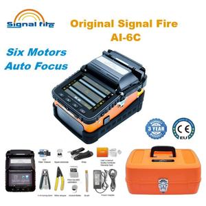 เครื่องเชื่อมต่อใยแก้วนำแสง Signal Fire AI-6C Fusion Splicer รุ่นดั้งเดิม แบบมอเตอร์ 6 ตัว โฟกัสอัตโนมัติ จัดตำแหน่งแกนกลาง สำหรับงาน FTTH - Product Image 3