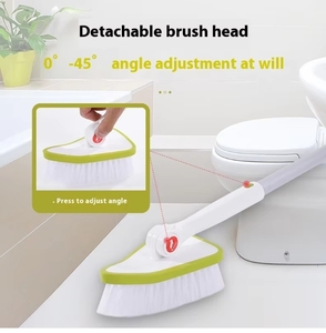 Lightweight Extendable 2-in-1 Detachable <b>Long</b> <b>Handle</b> Tub and Tile Scrubber Sponge <b>Brush</b> for Effortless Bathroom Cleaning - Inclu - Product Image 6