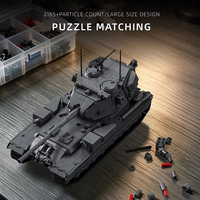 12GO 97056 2026 Nouveaux Kits de Modèles d'Assemblage de Char Lourds MOC City, Cadeaux Éducatifs pour Adultes, 2165 Pièces, Ensembles de Blocs de Construction