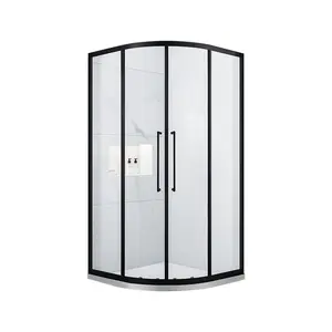 Aluminium Round Glass Shower Room Shower Enclose Cabinet