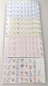 Fichas de Mahjong Americanas Plegables Portátiles de Lujo Personalizadas de 3 Capas con Diseño Acrílico Grabado Estilo Azul de Miss Darling - Product Image 2