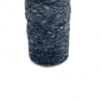 Couleurs teintes personnalisées mélangées 6.5 velours fil fantaisie polyester chenille fil pour pull
