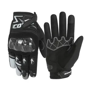 Guanti da Moto SCOYCO guanti da corsa traspiranti in fibra di carbonio guanti da corsa Guantes Para Moto Motocross Moto