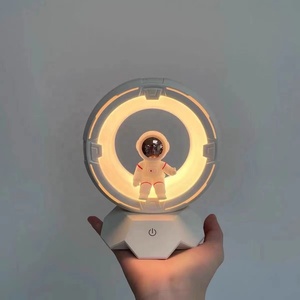Creative Astronaut LED Night <b>Light</b> Rechargeable Touch Control Mini Desk Lamp White Pink Color for Bedroom Decor - Product Image 3