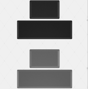 Alfombra de Cocina de PVC de Alta Calidad FOOTCARE KMT-08R, Antideslizante, Resistente a las Manchas, con Respaldo de Espuma Acolchada, Gruesa y Moderna - Product Image 3