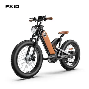 PXID P5 지방 자전거 전기 750 와트 후면 모터 도매 마그네슘 합금 지방 타이어 자전거 판매에