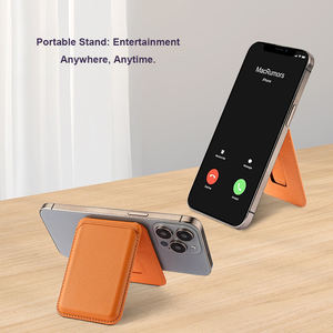 Tarjetero Ultrafino de Cuero PU para Teléfono, con Imanes Fuertes, Compatible con Magsafe - Product Image 4