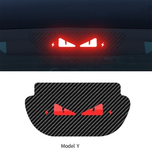 Autocollant pour feux de freinage Accessoires de voiture Autocollant de modification de projection de feux de freinage pour <span class=keywords><strong>Tesla</strong></span> Model Y - Product Image 2