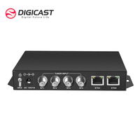 Receptor de TV digital profesional, DMB-90E mini, 4 canales, FTA, DVB-S/S2 a IP, novedad