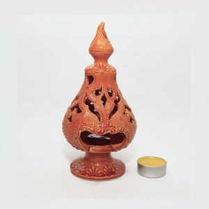 Bougeoir en céramique Design élégant de lanterne et de pot pour la décoration intérieure - Product Image 2