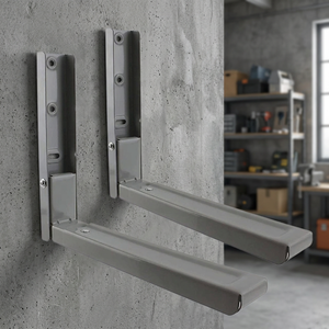 Support de four à micro-ondes réglable, support de four en métal robuste pour installation murale en cuisine - Product Image 2