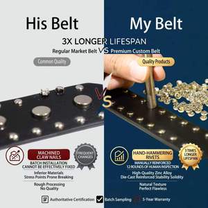 <span class=keywords><strong>Ceinture</strong></span> en cuir de vachette pour homme avec boucle à ardillon, motif décontracté d'Halloween, logo gravé sur mesure, OEM/ODM, marque privée, vente en gros en vrac, design en alliage - Product Image 4