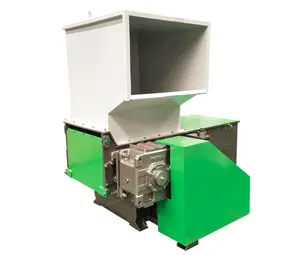 Greenlandplast shredder machine for plastic single shaft shredder with hydraulic pressure
