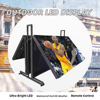Écran d'affichage LED extérieur P1.8, écran numérique publicitaire sur pied, écran miroir LED pour magasin