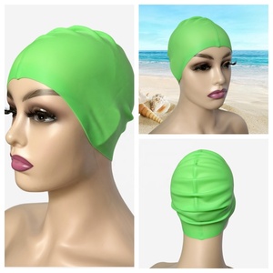 Gorro de Natación de Silicona <span class=keywords><strong>para</strong></span> Niños Personalizado con Su Propio Logo, Impermeable, 50g, Antifugas - Product Image 3